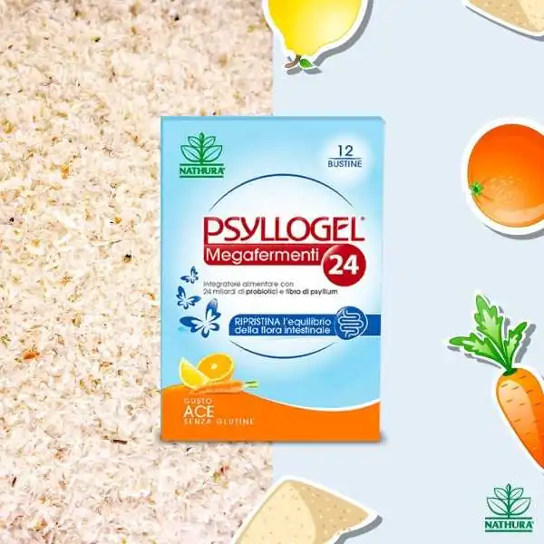 PSYLLOGEL Megafermenti24 12 Bustine | %shop-name%