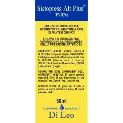 Di Leo Sistopress-Alt-Plus PVB 26 50 ml | Farma di Fiducia