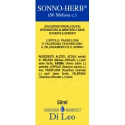 Di Leo Sonno-Herb S6 Melissa 50 ml | Farma di Fiducia