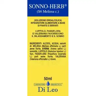 Di Leo Sonno-Herb S6 Melissa 50 ml | Farma di Fiducia