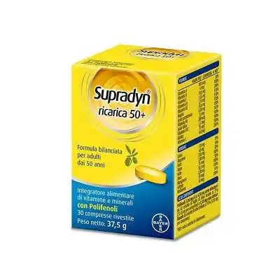Supradyn Ricarica 50+ 30 Compresse rivestite |Farma di Fiducia