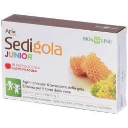 Sedigola Junior 20 Pastiglie Gusto Fragola | Farma di Fiducia