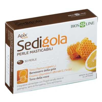BIOS LINE - Sedigola - Perle Masticabili - 30 Perle | Risparmia in Farmacia