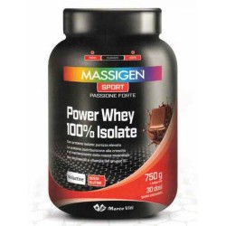 MASSIGEN Sport Power Whey 100% Isolate 750g