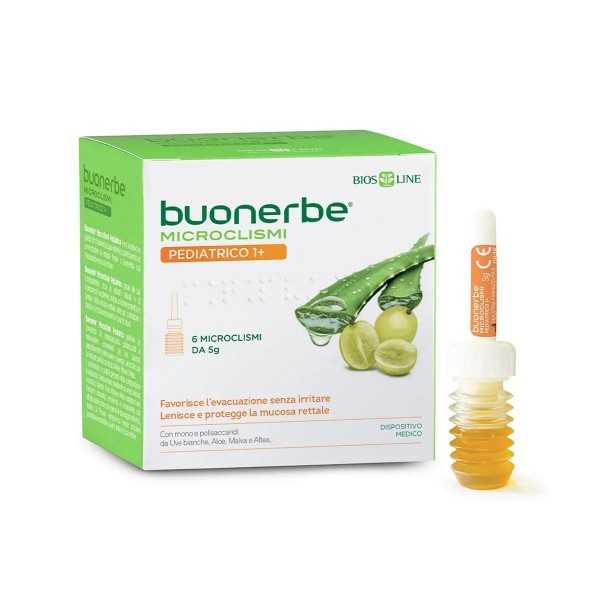 Buonerbe Microclismi Pediatrico 6 pz | Farma di Fiducia