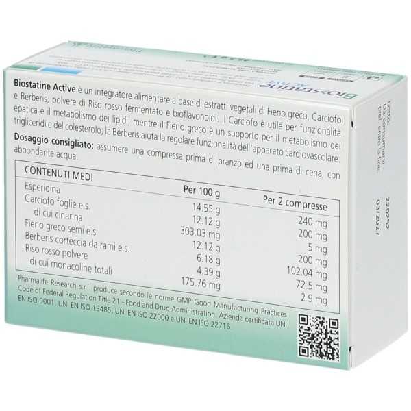 Biostatine Active 60 Compresse | Farma di Fiducia