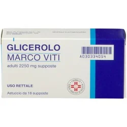 MARCO VITI - Glicerolo Adulti 2250mg - 18 Supposte 2