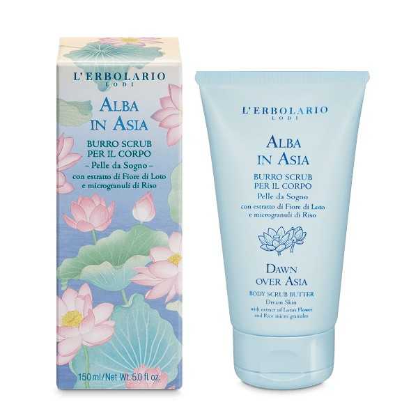 L'Erbolario Alba In Asia Burro Scrub Corpo Pelle da Sogno 150 ml