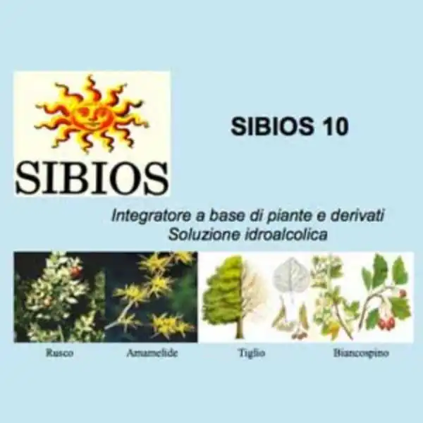 SIBIOS 10 GOCCE 50 M - Circolazione venosa, protettore del micro circolo, emorroidi., BIOLOGICA - SIBIOS