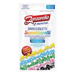 Zanzarella Scambiarelli Braccialetti Protezione Zanzare