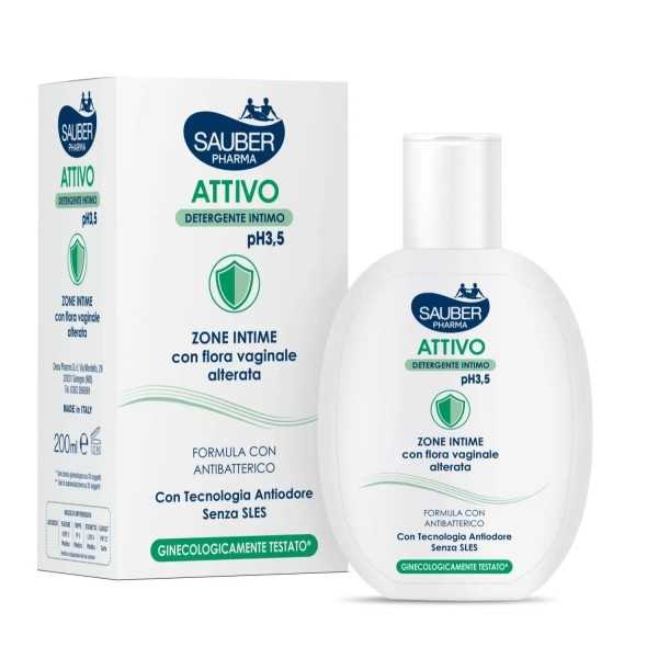 SAUBER DETERGENTE INTIMO ATTIVO 200ML