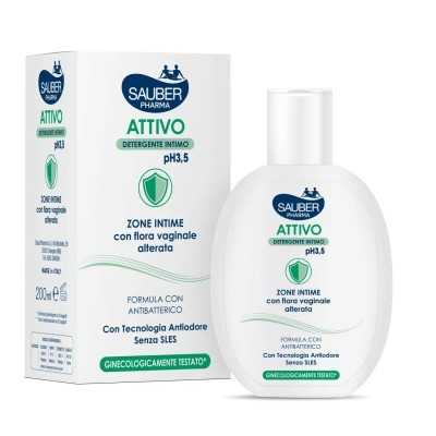 SAUBER DETERGENTE INTIMO ATTIVO 200ML