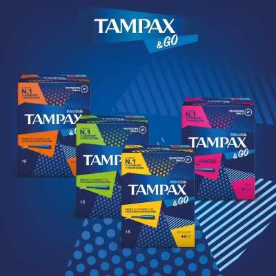 Tampax & Go - Super - 8 Assorbenti Interni