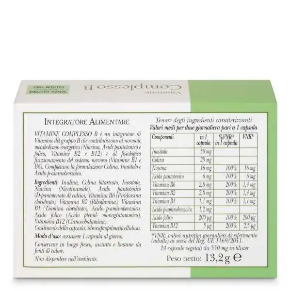 Erbamea - Vitamine Complesso B - 24 Capsule vegetali