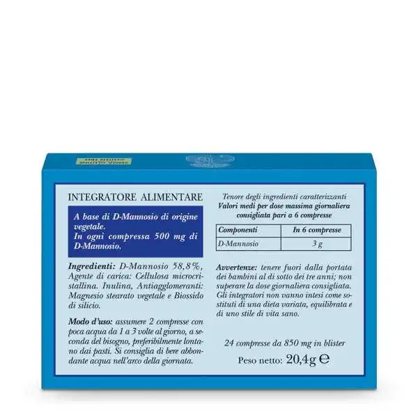 Erbamea - D-Mannosio - 24 Cpr | Risparmia in Farmacia