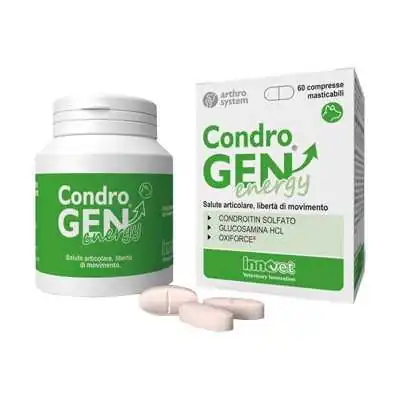 CONDROGEN ENERGY 60 COMPRESSE APPETIBILI, Innovet Italia Srl