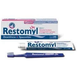 Restomyl Dentifricio + Spazzolino Extra Soft, Innovet Italia Srl