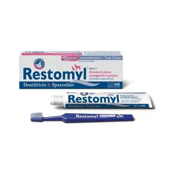 Restomyl Dentifricio + Spazzolino Extra Soft, Innovet Italia Srl