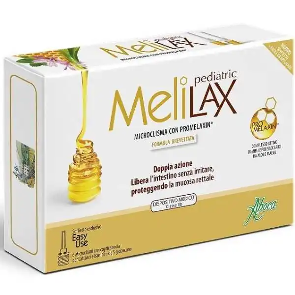 Aboca  Melilax Pediatric 6 microclismi | RIsparmia in Farmacia