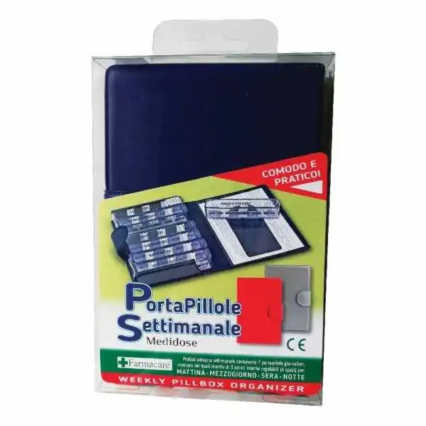 PORTAPILLOLE SETTIMANALE MEDIDOS, FARMACARE