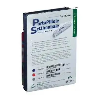 PORTAPILLOLE SETTIMANALE MEDIDOS, FARMACARE