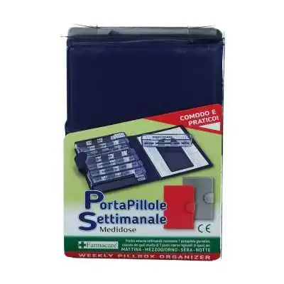 PORTAPILLOLE SETTIMANALE MEDIDOS, FARMACARE