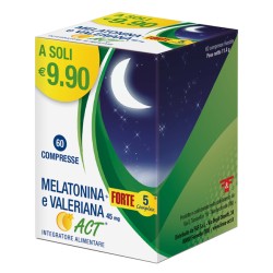 Melatonina+ Forte e Valeriana 60 cpr | Farma di Fiducia