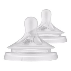 Mebby Tettarella In Silicone Livello 1: 0-3 mesi - 2 pz | Farma di Fiducia