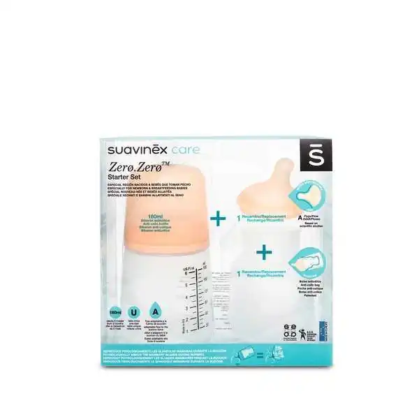 Kit biberon ZERØ.ZERØ™ 180ml | Risparmia in Farmacia