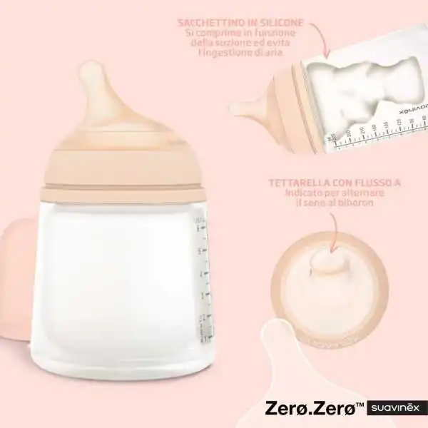 Kit biberon ZERØ.ZERØ™ 180ml | Risparmia in Farmacia