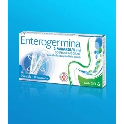 Sanofi - Enterogermina 2 Miliardi/5ml - Sospensione Orale - 10 flaconcini