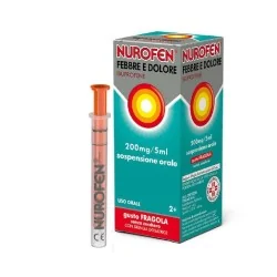Nurofen - Febbre Dolore Bambini Sciroppo 200mg/5ml - 100ml Gusto Fragola 2