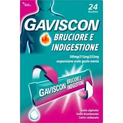 Gaviscon - Bruciore e Indigestione - 24 bustine da 10ml