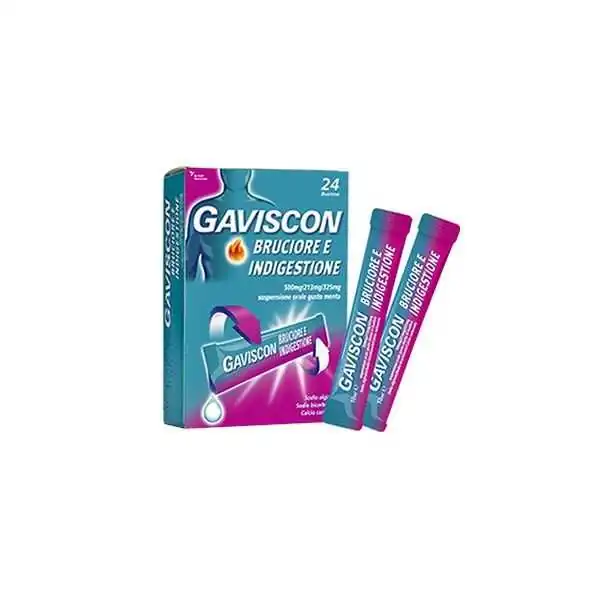 Gaviscon - Bruciore e Indigestione - 24 bustine da 10ml
