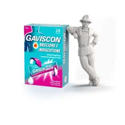 Gaviscon - Bruciore e Indigestione - 24 bustine da 10ml