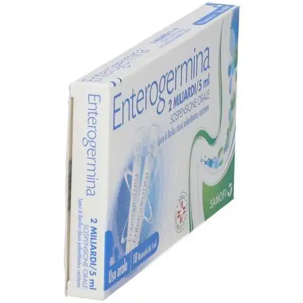 Sanofi - Enterogermina 2 Miliardi/5ml - 10 Flaconcini da 5ml