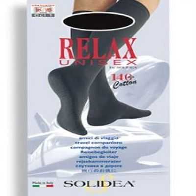 SOLIDEA CALZA RELAX 140D GAMBALETTO UNISEX COLOR NATUR MIS XL