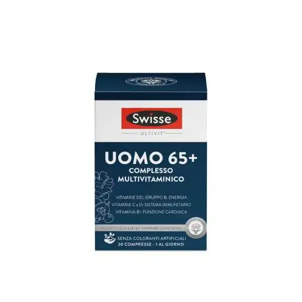 Swisse Uomo 65+ Multivitaminico 30 Cpr | Risparmia in Farmacia