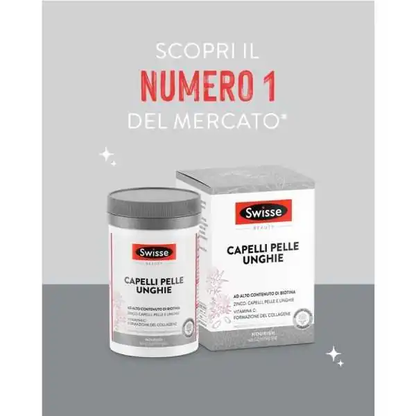 Swisse Capelli Pelle Unghie - 60Cpr | Risparmia in Farmacia