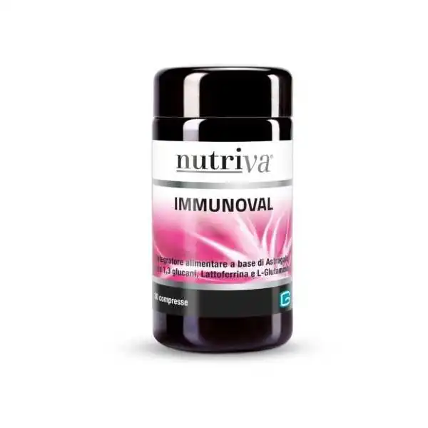 NutriVa- IMMUNOVAL 30 Compresse con  Lattoferrina e Astragalo, NutriVA