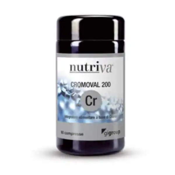 NutriVa- CROMOVAL 200 N.60 COMPRESSE, NutriVA