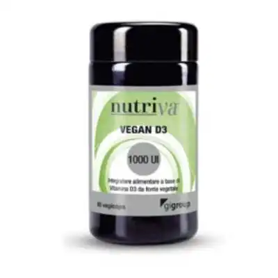 NutriVa VEGAN D3 60 COMPRESSE MASTICABILI, NutriVA