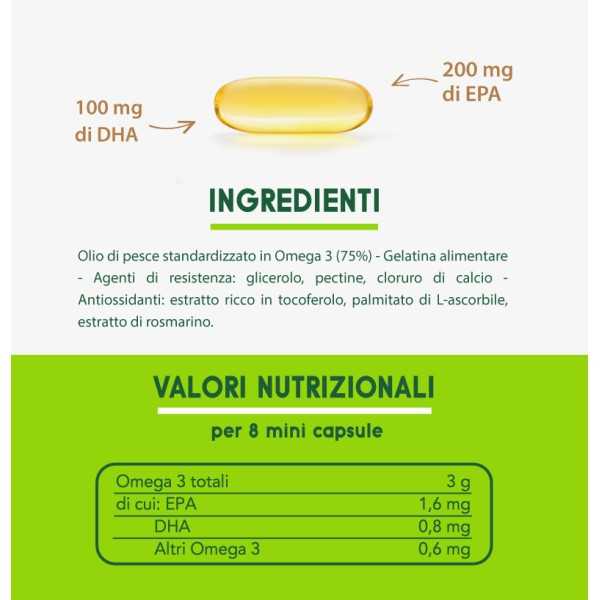 Enervit - enerZONA Omega 3 RX - 180 capsule da 0.5g
