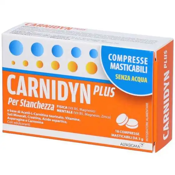 Carnidyn Plus Compresse Masticabili  |  Farma di Fiducia