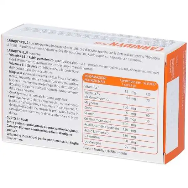 Carnidyn Plus Compresse Masticabili  |  Farma di Fiducia