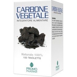 PROMOPHARMA CARBONE VEGETALE 100 COMPRESSE