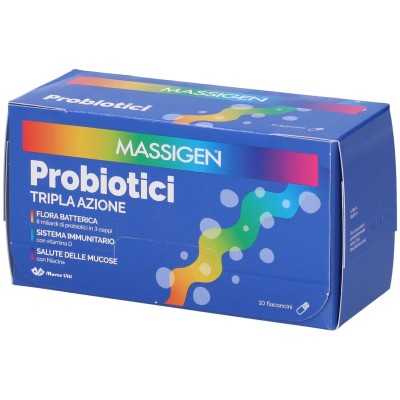 Marco Viti Massigen Probiotici Tripla Azione 10 Flaconi 8ml