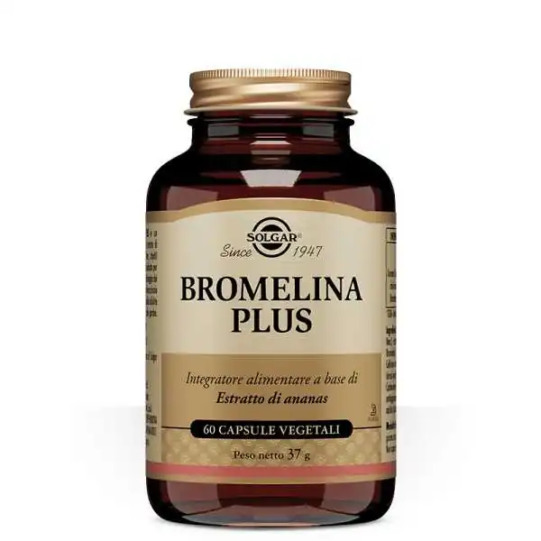 Solgar Bromelina Plus 60 capsule | Farma di Fiducia