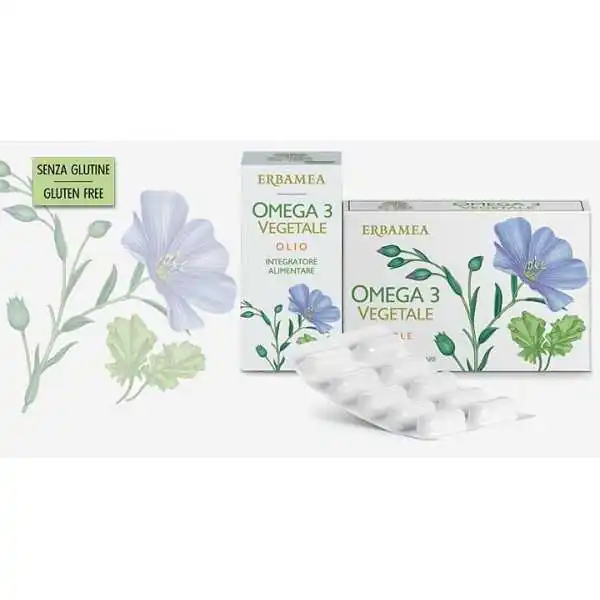 ERBAMEA- OMEGA 3 VEGETALE PERLE, ERBAMEA