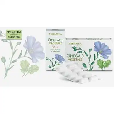 ERBAMEA- OMEGA 3 VEGETALE PERLE, ERBAMEA